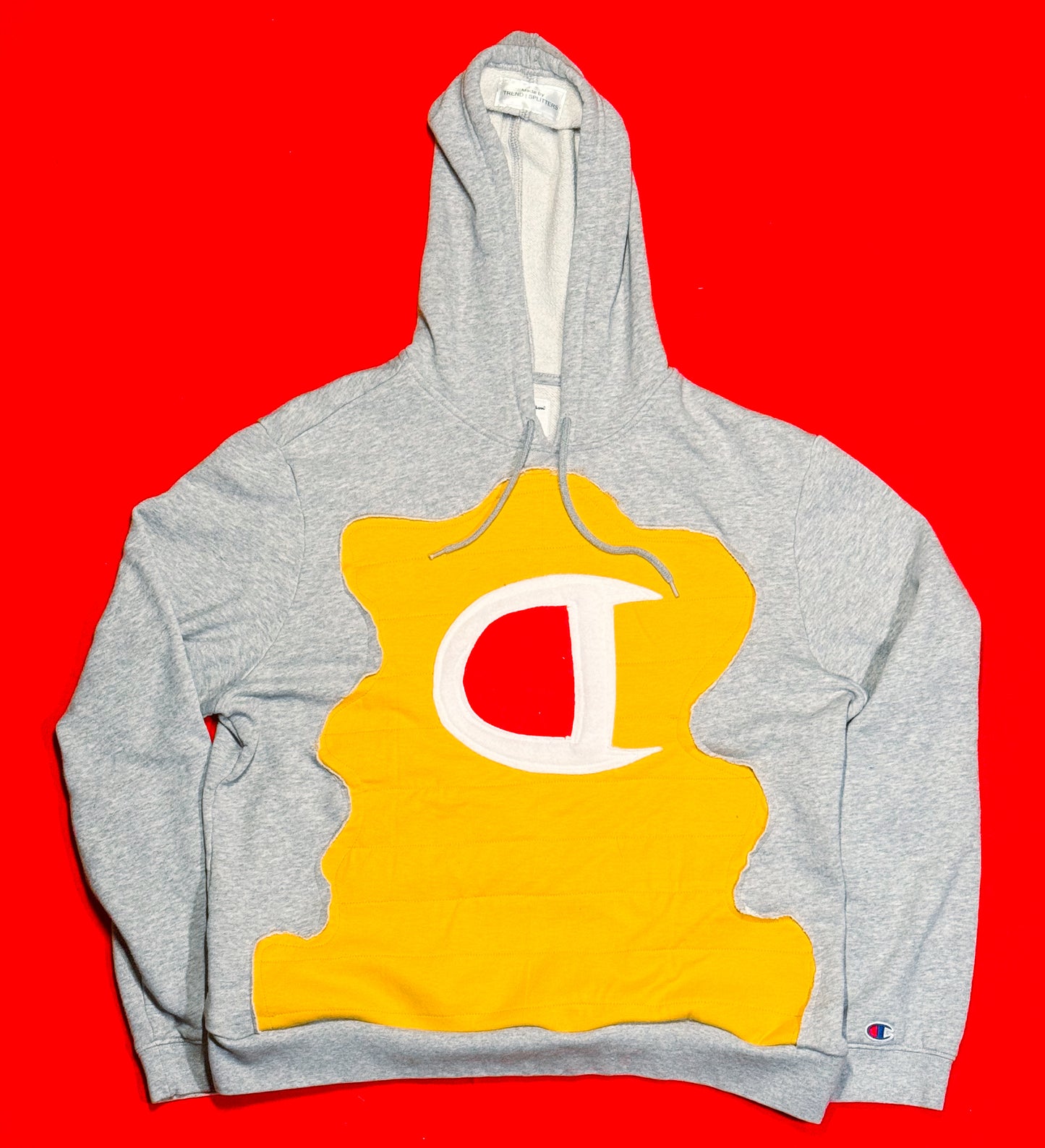 GREY CHAMPION HOODIE (L) ADULT