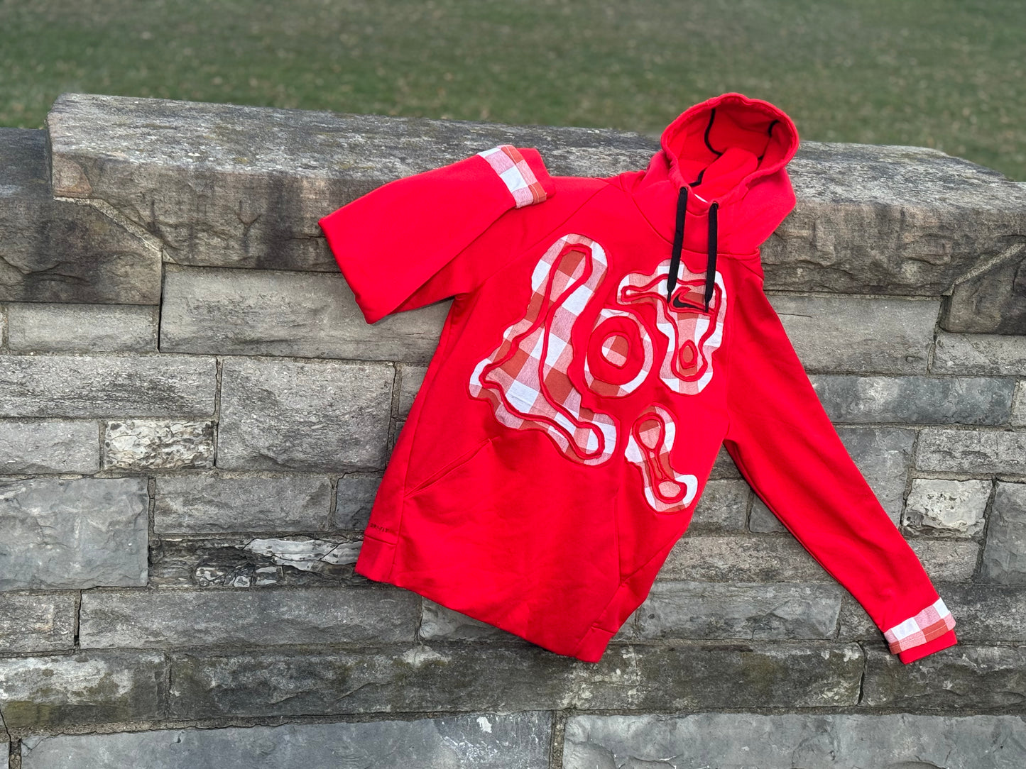 RED NIKE DRY FIT HOODIE PICNIC EDITION (S) ADULT