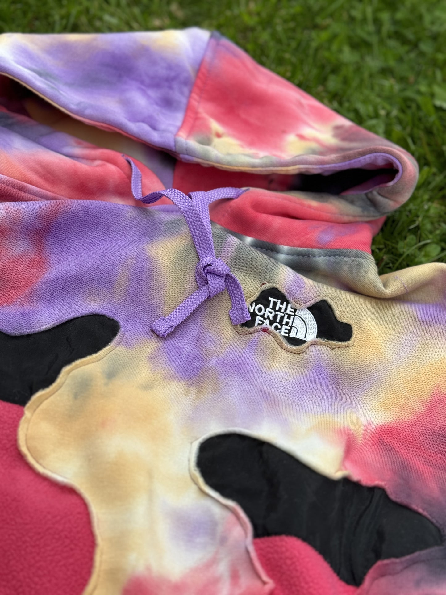 Reworked Tie-dye Sweater | North Face Edition | Adult (M)